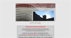 Desktop Screenshot of confraternitypb.org